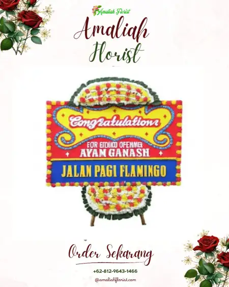 Sewa Papan Bunga Cangkol